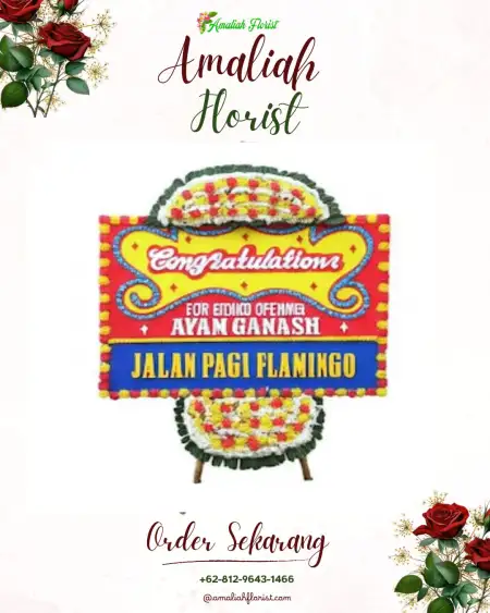 Sewa Papan Bunga Temberan